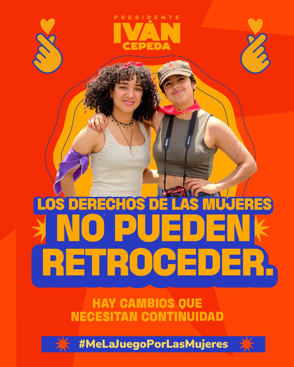 Lesmeraldap's tweet photo. Las propuestas del tigre para las mujeres no son un avance: subsidios y penas ya existen. Hablar de 'ideología de género' es retroceso, porque niega derechos y refuerza el machismo. Iván Cepeda se la juega por igualdad real y justicia. #MeLaJuegoPorLasMujeres https://t.co/9K28uOwgHx