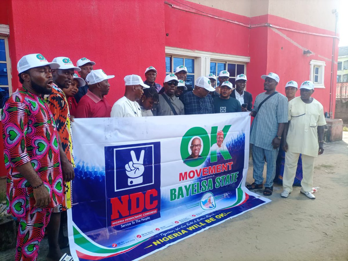 OK2027movement's tweet photo. The OK Movement Bayelsa State held a strategic meeting with its LGA executives to updates them and plan ahead, with a particular focus on the ongoing voter registration and update exercise. 

Together, we remain committed that Nigeria Will Be OK! https://t.co/VVsbUrURof