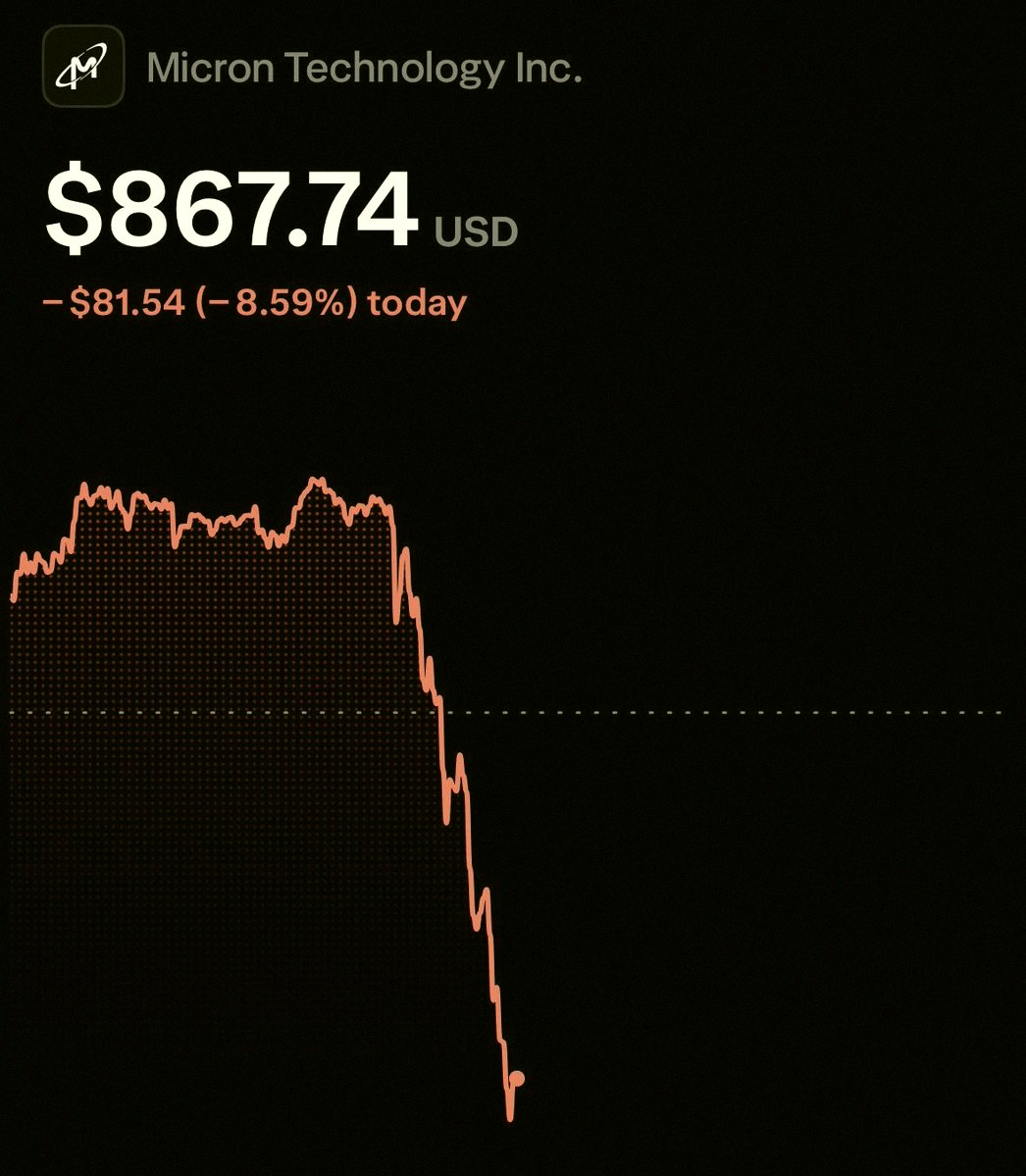 6tte's tweet photo. If $MU at $1,000 was your thing.
You’re gonna love $MU at $800.

MICRON TO $2,000 🚀 https://t.co/3FmteQnFNv