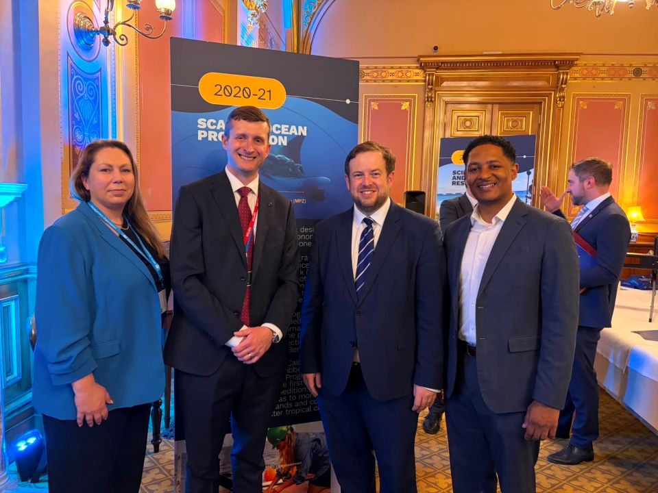ukgovbluebelt's tweet photo. Thank you to everyone who joined our 10‑year Blue Belt celebration 🌊 

It was great to recognise #UKOT leadership, share the launch of our three new strategic pillars; Nature, Climate and People and welcome Montserrat as the latest member. 

#BlueBelt10Years @GIUMontserrat https://t.co/33G4cdDlXm