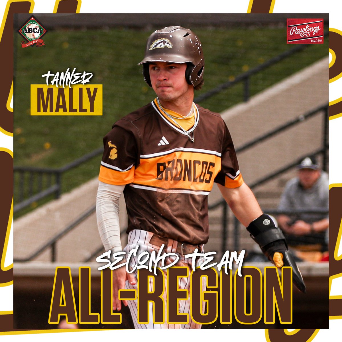 WMUBaseball's tweet photo. 𝗔𝗟𝗟-𝗥𝗘𝗚𝗜𝗢𝗡

Congratulations to our three @ABCA1945 All-Region selections, including Turner Doran becoming the program's first First Team honoree since 2017!

READ: https://t.co/y7gJ6UJjNg

#BroncosReign https://t.co/hihzzS6Suz