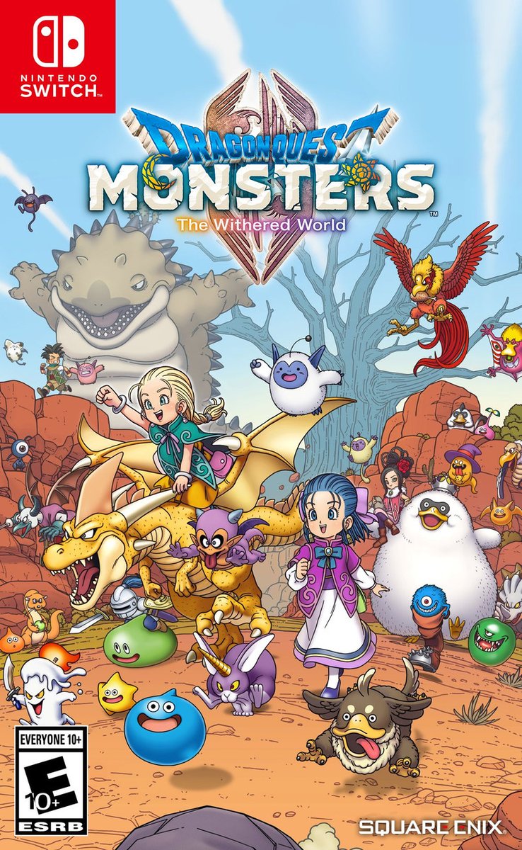 stride_86's tweet photo. Box art(s) for Dragon Quest Monsters: The Withered World. Switch 2 version will unfortunately be a key card as usual. https://t.co/mp8bkLq3UX