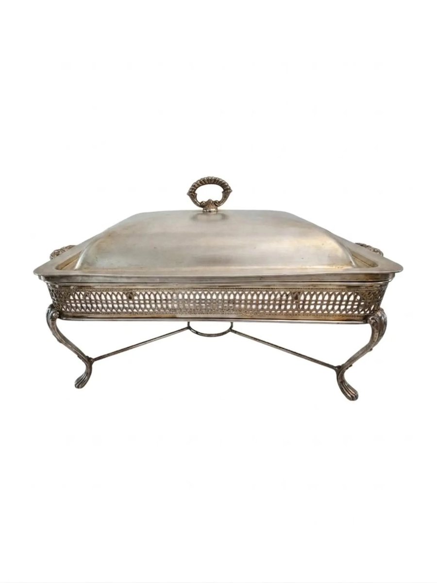80014au's tweet photo. Vintage Sheffield Silver Co Chafing Dish Buffet Server https://t.co/E9ft6Xg1XC https://t.co/4vgEpHuUfA