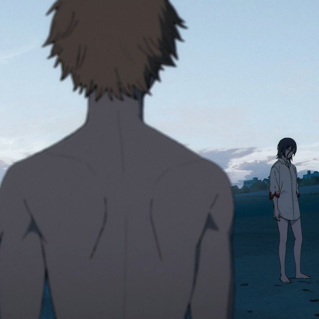 AceNero55's tweet photo. Denji offering to run away with Reze says a lot about who he really is. He’s not thinking about touching boobs or anything like that. He just wants to help protect her. Even without knowing what was real, he’s willing to give up his new life so Reze doesn’t have to be alone. https://t.co/5WulP9FW5U