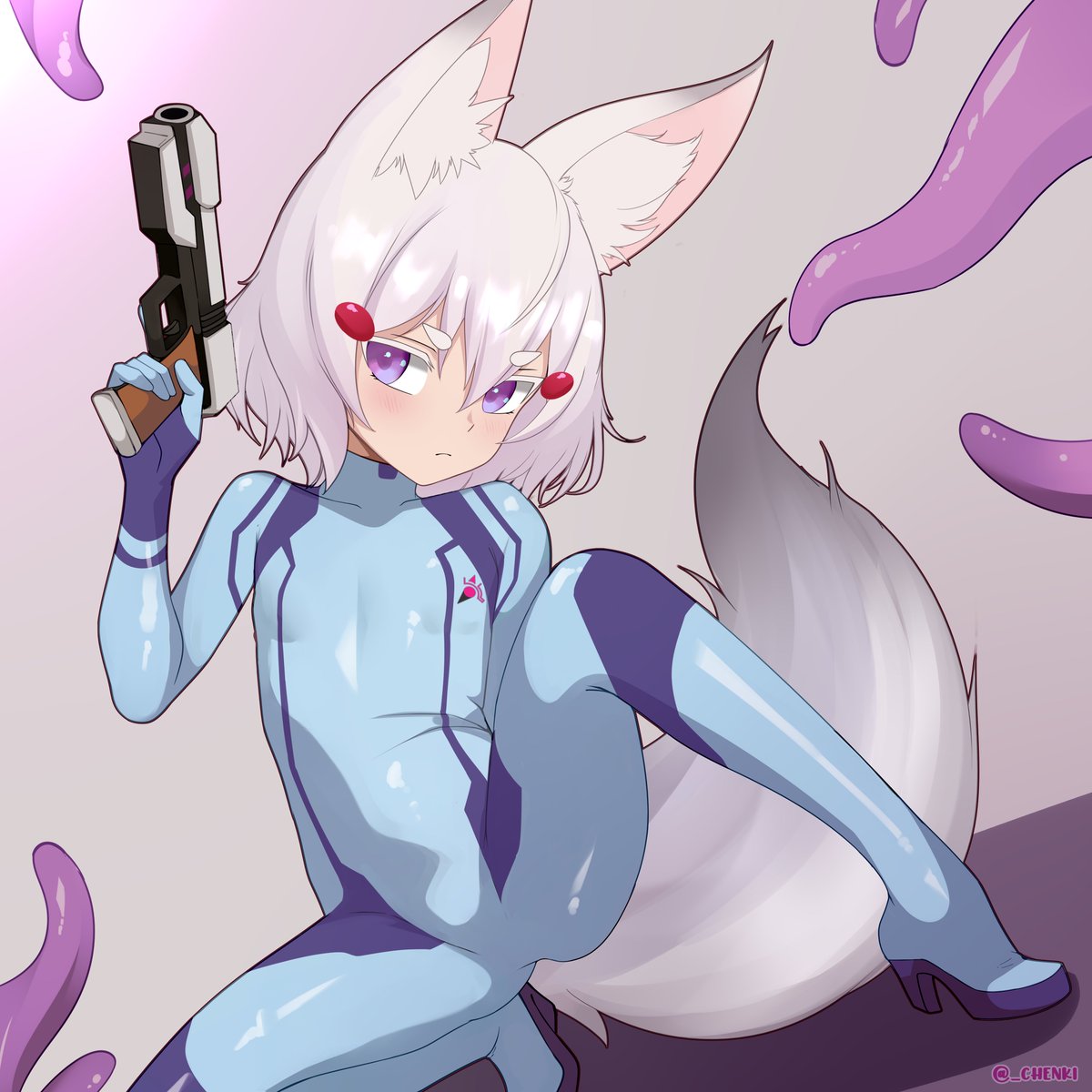 _Chenki's tweet photo. Zero suit #artcoholic #お酒絵 https://t.co/d4j5lHMa84