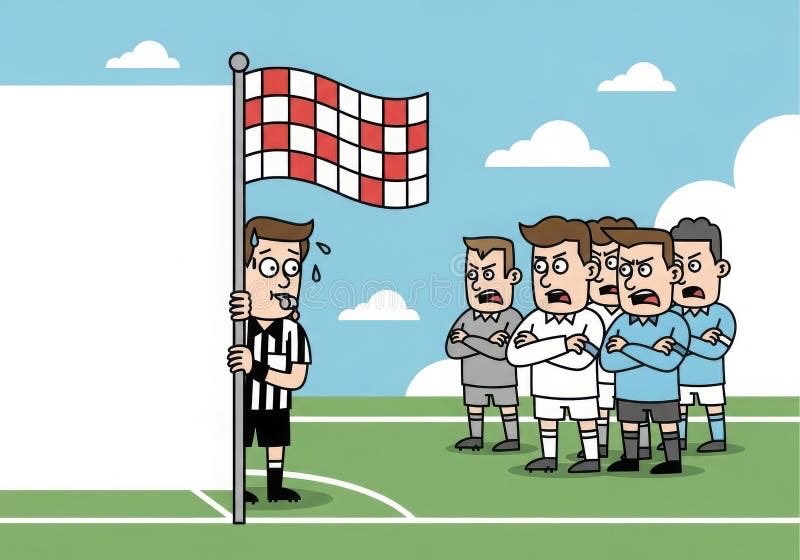 AkgeneraGodsent's tweet photo. Being a linesman must be one of the hardest jobs in football. You spend 90 minutes sprinting up and down the touchline, making split-second decisions with twenty-two players, thousands of fans, and millions of viewers ready to criticize you. If you raise the flag, half the stadium boos. If you keep it down, the other half boos. If you’re right, nobody notices. If you’re wrong, they replay it on television for the next ten years. The only person under more pressure than a linesman is probably the referee—and even he gets to stand still sometimes!” ⚽🚩😂