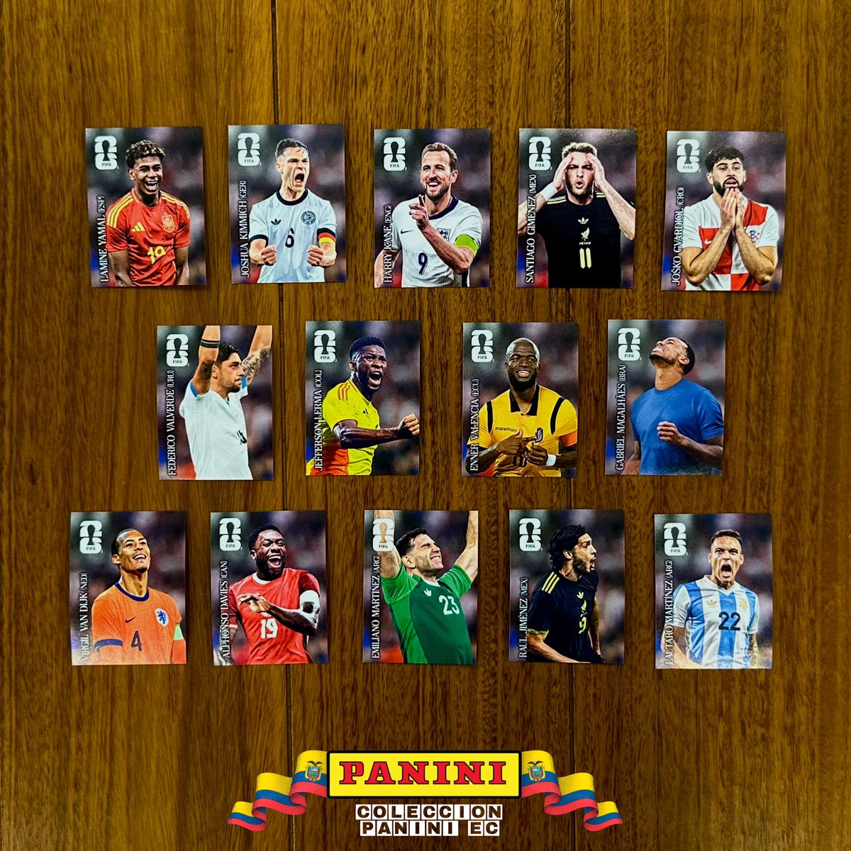 ColeccionPanini's tweet photo. 𝐒𝐄𝐓 𝐂𝐎𝐂𝐀 𝐂𝐎𝐋𝐀 𝐏𝐀𝐍𝐈𝐍𝐈 𝐅𝐈𝐅𝐀 𝟐𝟎𝟐𝟔. 🏆

- Set oficiales Coca Cola Mundial de la FIFA edición 2026.

🫰🏻Cuánto cuesta: 🛒 $𝟓𝟎.𝟎𝟎𝐔𝐬𝐝

#ColeccionPaniniEc #Panini #Ecuador 🧩 https://t.co/pVlW4o8wxo