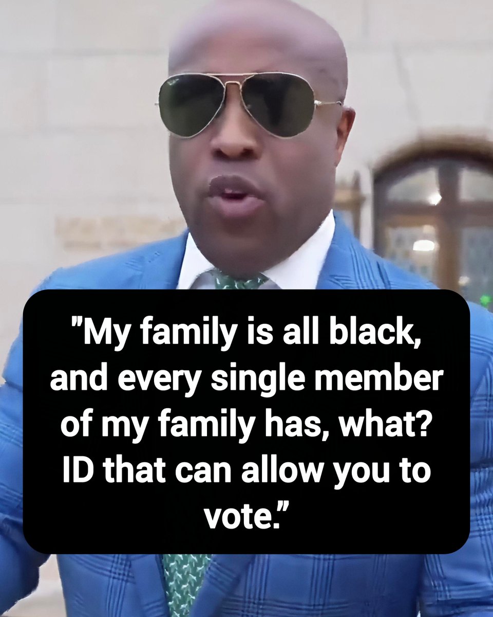 DavidJHarrisJr's tweet photo. Rep. Wesley Hunt: "My family is all black, and every single member of my family has, what? ID that can allow you to vote.”

Thoughts? https://t.co/cStFZ2PRCv