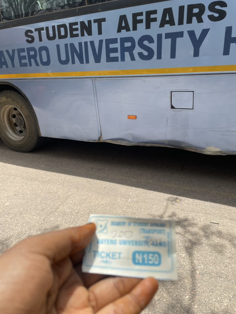 Aryam__b's tweet photo. BUK bus is now 200 naira, how much was it when you were in school?

I started using it when it was 30 naira https://t.co/2wAwYYsRF5