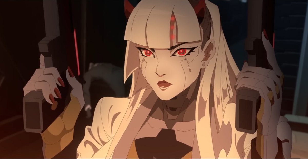 OverwatchNaeri's tweet photo. Overwatch New Hero Shion Looks Absolutely Captivating 💖😈

I really love she cynical yet maniacal vibe. It's the first time I've seen a villain this charismatic. I can't wait to see the new skins and his #overwatch in-game appearance 本当に美しいです！💘 https://t.co/hzdEsF2hGP