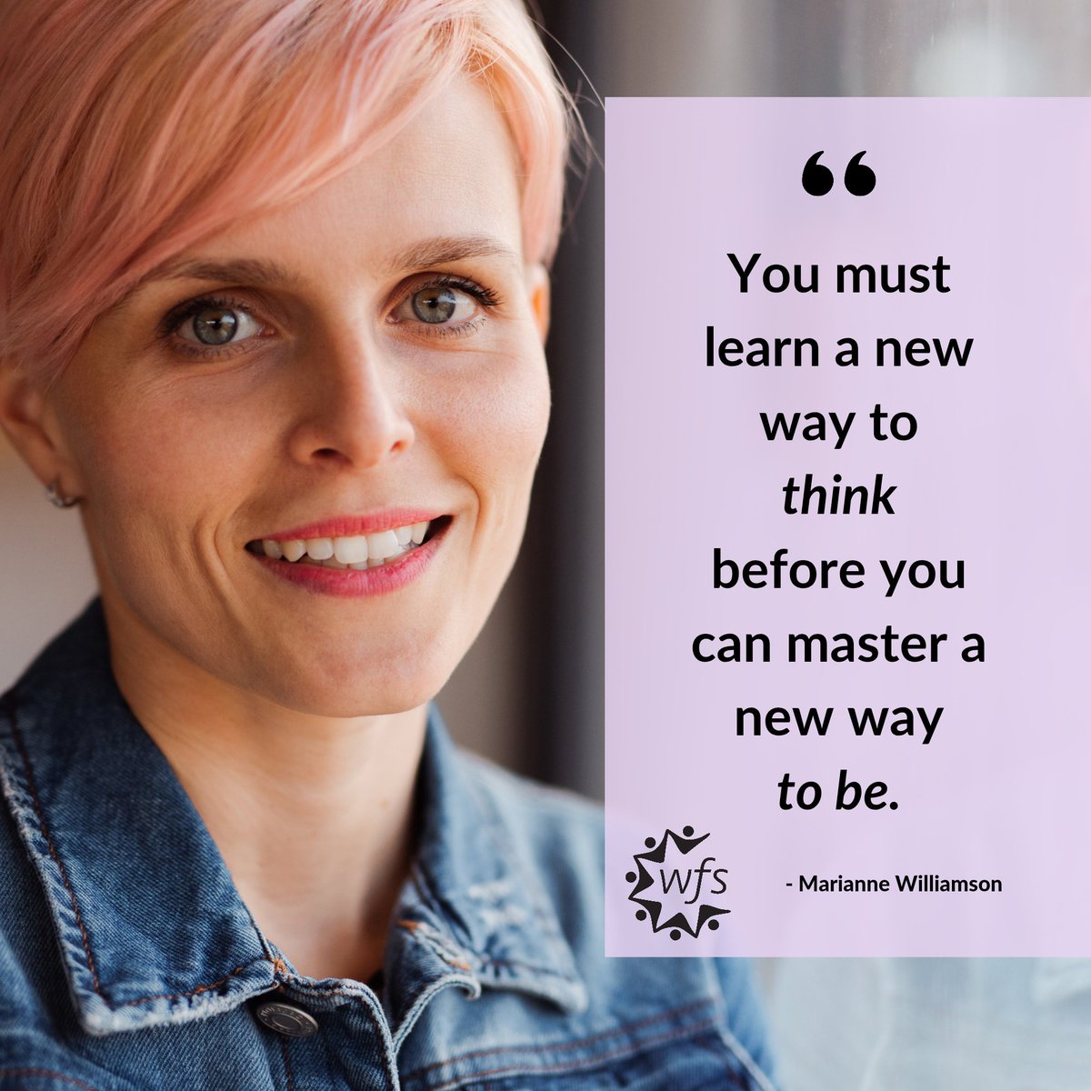 WFS4C's tweet photo. I am what I think.
I am a capable, competent, caring, compassionate woman.
#WFS #NewLifeProgram #Statement5
#WomenForSobriety
For more info: https://t.co/aWMWxWRyVT https://t.co/vDUG7tG4LU