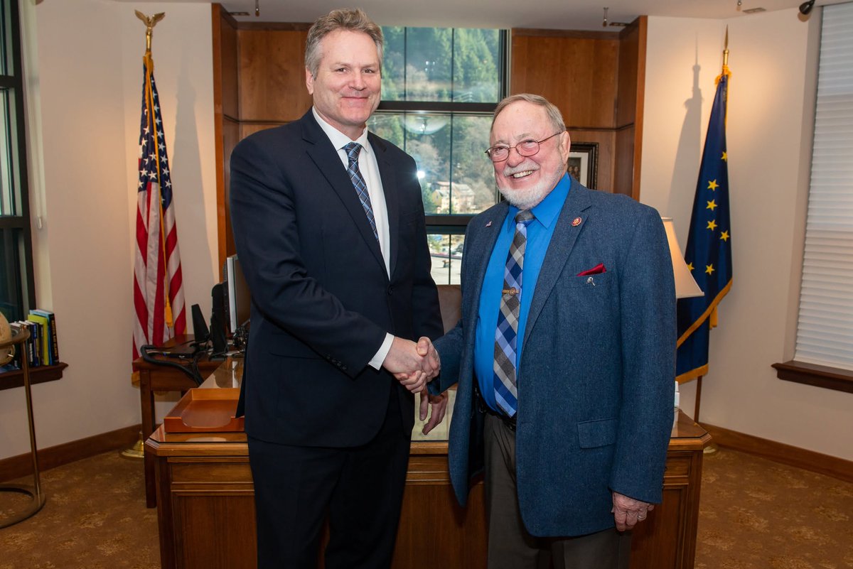 GovDunleavy's tweet photo. Today is Don Young Day in Alaska. Don Young served Alaska for 49 years in Washington DC. Don used every one of those years, every committee chairmanship, every relationship, and every hard-fought vote for Alaska. https://t.co/WPvwV9pzeH