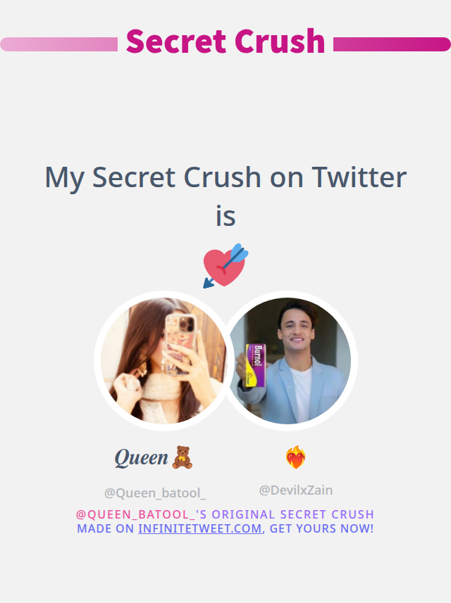 Queen_batool_'s tweet photo. My Secret Crush on Twitter is @DevilxZain

➡️ https://t.co/V4ofySJyPA https://t.co/zK9ZIl2KQc