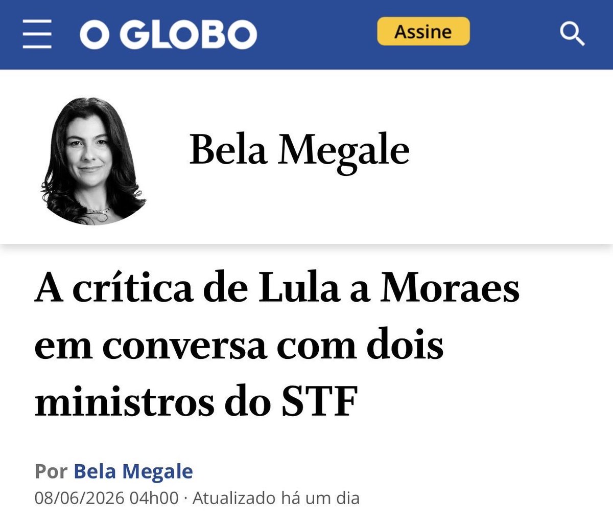 flaviogordon's tweet photo. O Careca do Master só é tigrão com tia do zap. Já com o Descondenado, “ataque” volta a ser “crítica”. https://t.co/9CIAWqOZKU