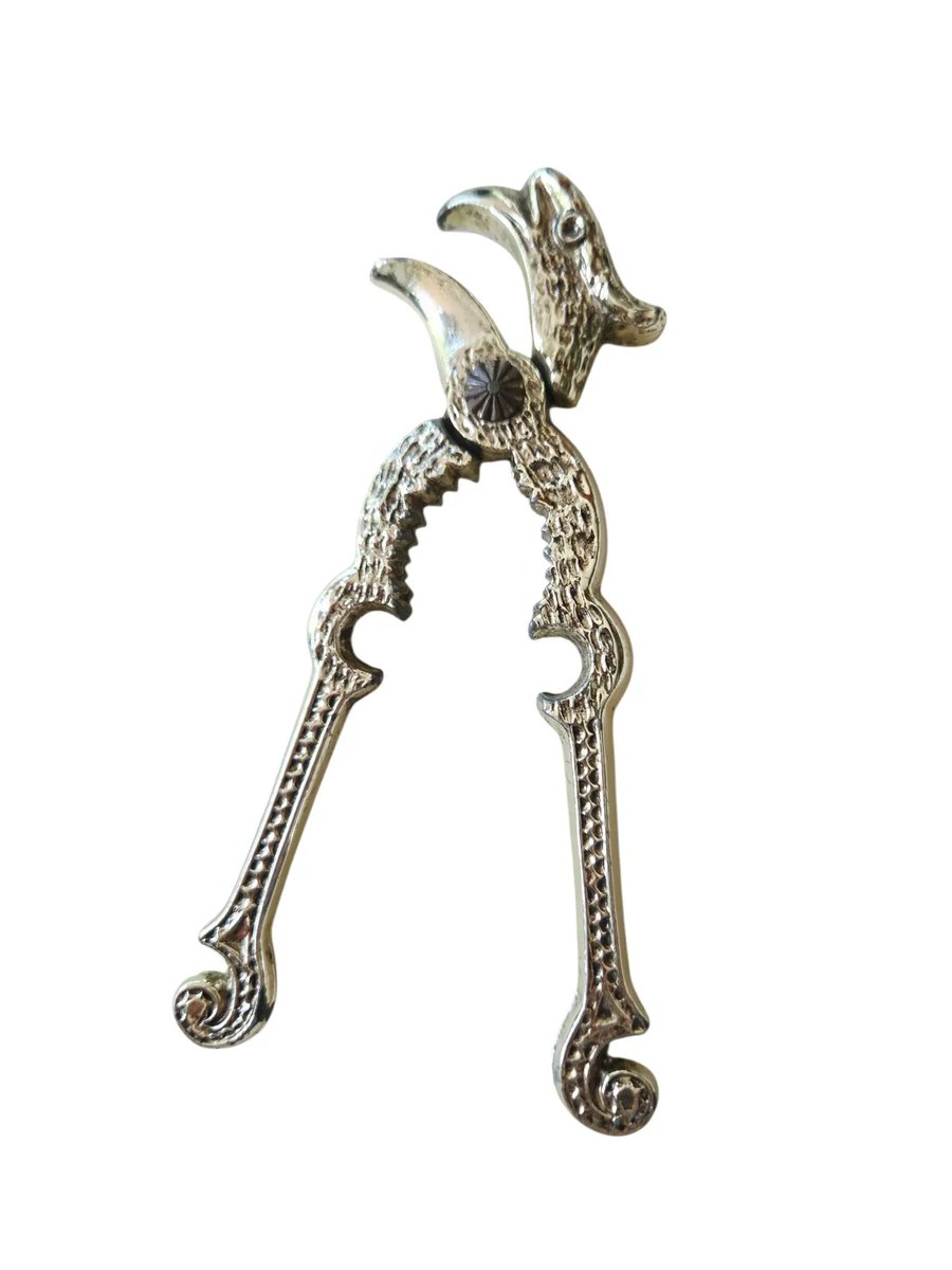 80014au's tweet photo. Vintage Silver Tone Bird Shape Nutcracker Tool https://t.co/tdZ81XlnUK https://t.co/uvIf5f378h