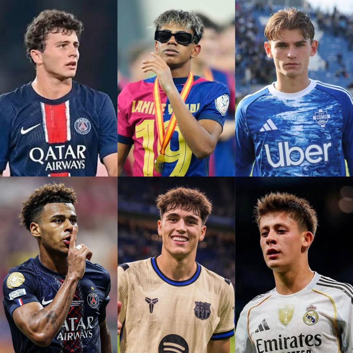oltsport_'s tweet photo. 🌎 Top 20 U21 players at the 2026 World Cup according to ESPN:

2️⃣0️⃣ Ayyoub Bouaddi (18) 🇲🇦 
1️⃣9️⃣ Ibrahim Mbaye (18) 🇸🇳 
1️⃣8️⃣ Bazoumana Touré (20) 🇨🇮
1️⃣7️⃣ Ibrahim Maza (20) 🇩🇿 
1️⃣6️⃣ Luka Vuskovic (19) 🇭🇷 
1️⃣5️⃣ Lucas Bergvall (20) 🇸🇪 
1️⃣4️⃣ Rayan (19) 🇧🇷 
1️⃣3️⃣ Endrick (19) 🇧🇷 
1️⃣2️⃣ Kobbie Mainoo (21) 🏴󠁧󠁢󠁥󠁮󠁧󠁿 
1️⃣1️⃣ Nico O’Reilly (21) 🏴󠁧󠁢󠁥󠁮󠁧󠁿 

🔟 Yan Diomandé (19) 🇨🇮 
9️⃣ Lennart Karl (18) 🇩🇪 (OUT)
8️⃣ Warren Zaïre-Emery (20) 🇫🇷 
7️⃣ Kenan Yildiz (21) 🇹🇷 
6️⃣ Désiré Doué (20) 🇫🇷 
5️⃣ Nico Paz (21) 🇦🇷 
4️⃣ Pau Cubarsí (19) 🇪🇸
3️⃣ João Neves (21) 🇵🇹
2️⃣ Arda Güler (21) 🇹🇷 
1️⃣ Lamine Yamal (18) 🇪🇸

#FifaWorldcup2026WithOltSports