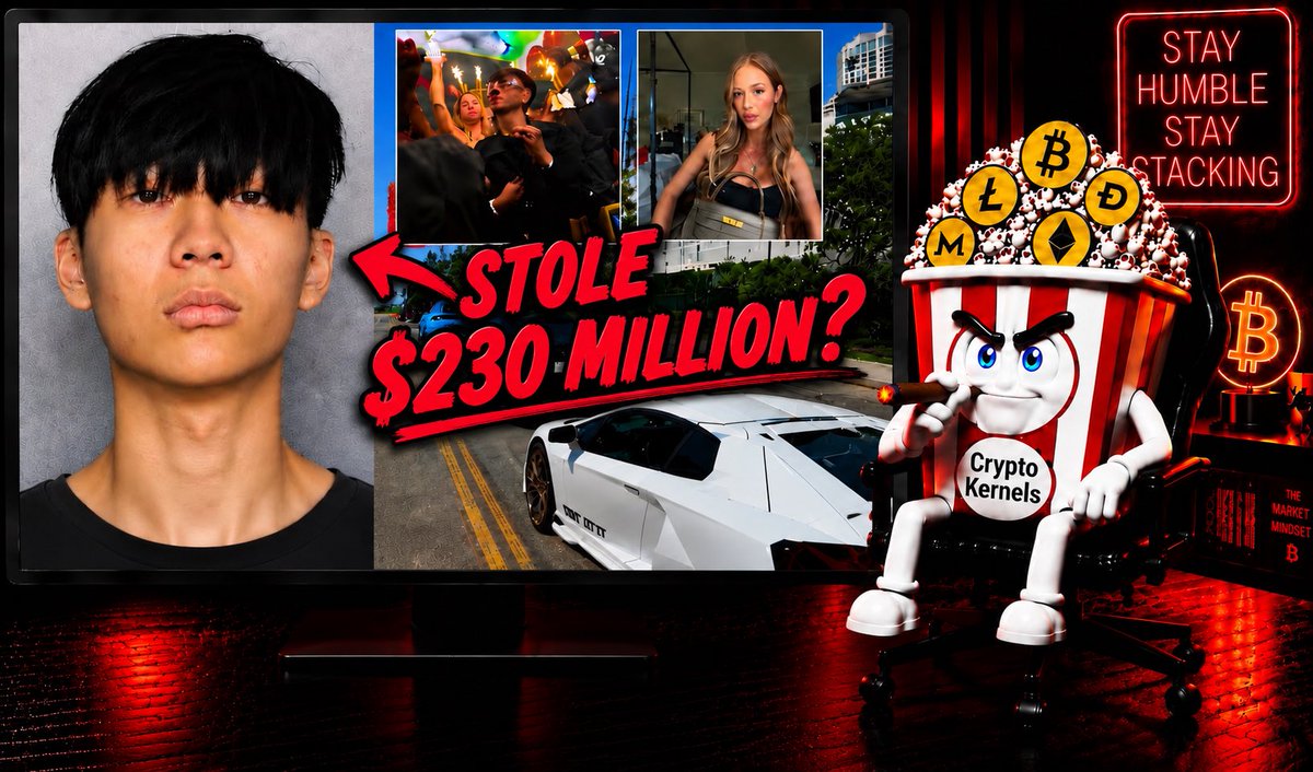 CryptoKernels's tweet photo. 🚨 $230 MILLION CRYPTO HEIST 🚨

A luxury lifestyle. Fast money. Then one of the largest alleged crypto thefts in history.

Authorities claim Malone and his associates were involved in stealing more than $230 million in cryptocurrency from a single victim. The investigation spans multiple countries and raises serious questions about crypto security, social engineering, and how quickly stolen funds can move across the blockchain.

If you hold crypto, this case is a reminder that protecting your assets is just as important as growing them.

🎥 Full breakdown on Crypto Kernels.

$230 Million Crypto Heist: How a Teen Stole a Fortune!!!
https://t.co/4Fav4JBAAT

🔒 Secure your crypto:
https://t.co/Cw9iMQCvXd