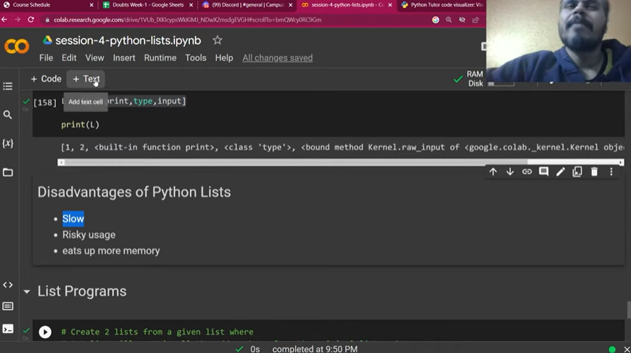AnuragSaini03's tweet photo. Day 71 of #100DaysOfCode 🚀

Solved coding questions 💻
Learned disadvantages of Python lists 🐍
Improving concepts &amp; problem-solving 📈
Like to show your support
#Python #Day71 #CodingJourney https://t.co/hytkd1ubCs