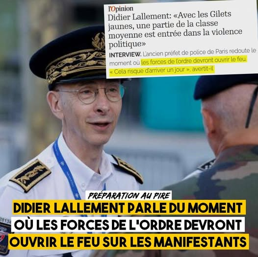 JRenardiere's tweet photo. L’ex-préfet Didier #Lallement est invité ce soir au lancement du nouveau think tank du #PS, le symbole de «la  dérive autoritaire de la #macronie. ». https://t.co/lSwDDFUSVL