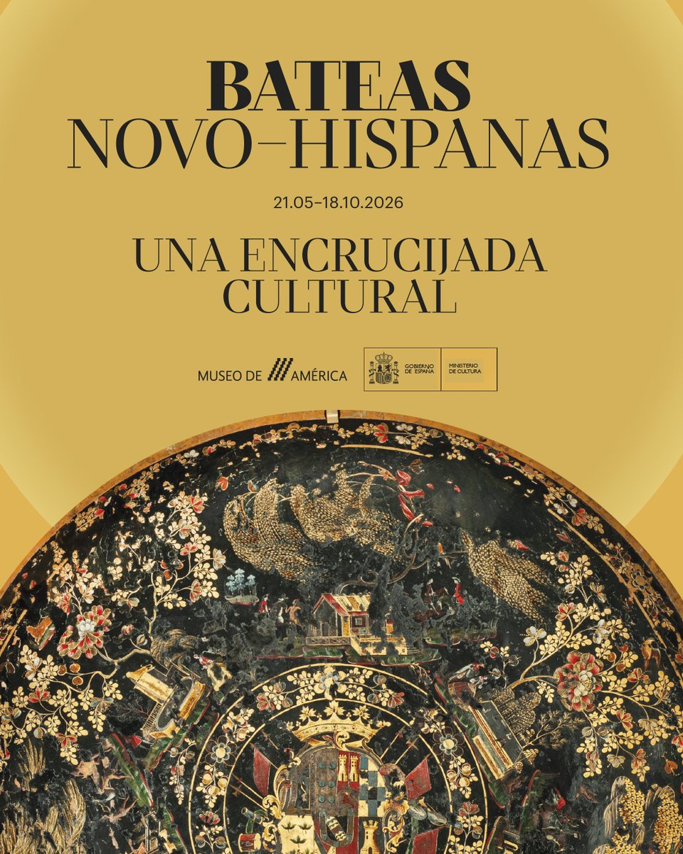 arteceha's tweet photo. 🌎 ¿Puede un objeto contar la historia de tres continentes?
Las bateas novohispanas combinan tradiciones indígenas americanas, influencias asiáticas y modelos europeos en una de las expresiones artísticas más fascinantes del Virreinato de Nueva España. https://t.co/9dqK7bMaay