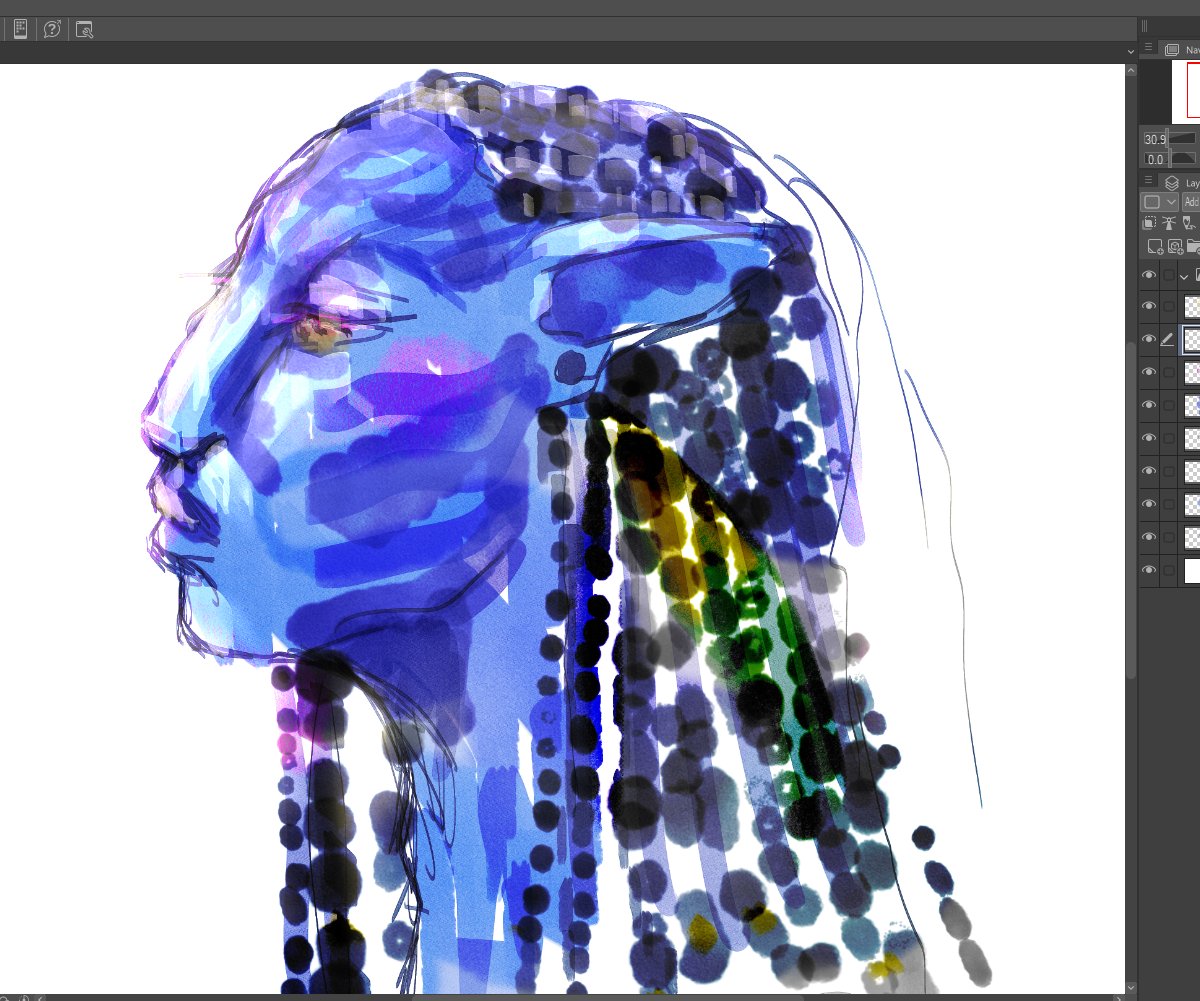 beriberiii1's tweet photo. first official sketch #neytiri #clipstudiopaint https://t.co/hQjZ9IkOqc