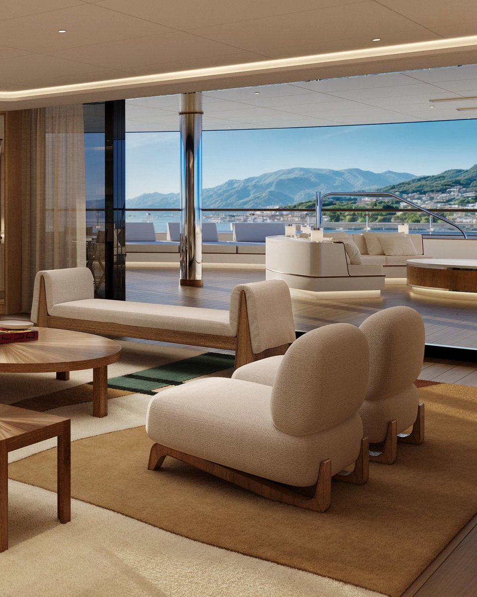 FourSeasons's tweet photo. Introducing the next chapter of our story at sea with Four Seasons Yachts. Four Seasons II will debut with Yacht Residential Suites, building on the signature spaces and intuitive service of Four Seasons I. ​​Join us in 2028 as we sail toward the Mediterranean for the inaugural voyages. #FSYachts

https://t.co/t7AjLAXi8x