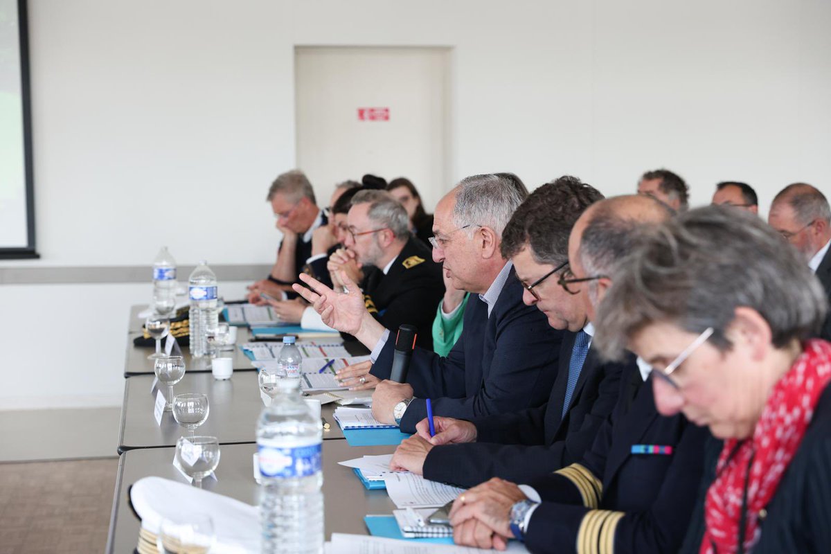CostasKadis's tweet photo. My visit to Normandy ends with a good discussion with the fishing community in Port-en-Bessin-Huppain, a leader in innovation. 🎣🇫🇷

We want to see modernised fishing boats in our ports, young people joining the profession, and a vibrant sector , resilient to external shocks, be it consequence of climate change or geopolitical dynamics. 

With high fuel costs and the challenges of Brexit, the sector is navigating rough waters. But the EU is here to help. #EMFAF funds are supporting innovation and helping young fishers start their careers, and #Vision2040 will focus on energy transition, generational renewal, and fair competition.

Grateful to  @CathChabaud and @s_yoncourtin for having introduced me to Normandy’s realities and for the hospitality of the local community.