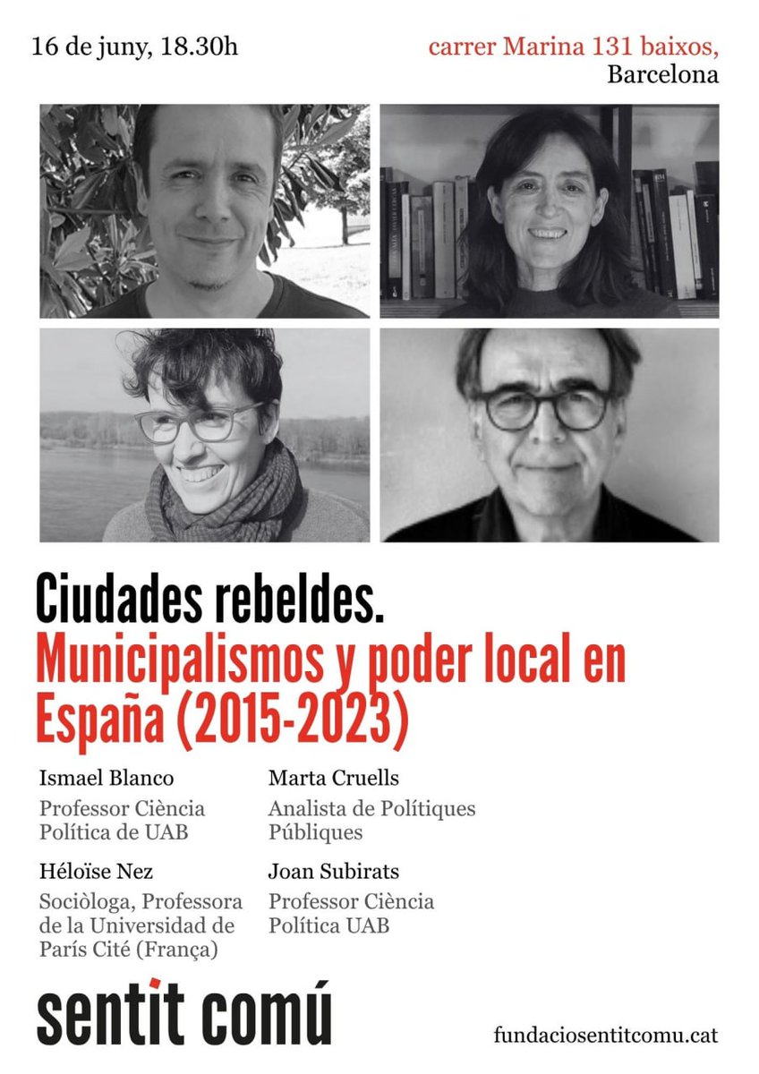 Fundació Sentit Comú tweet media