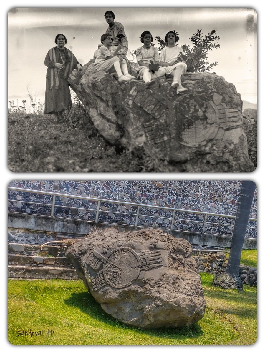 enrisandomtz's tweet photo. El Chimalli, relieve prehispánico tallado en roca volcánica que representa un escudo guerrero. Fue descubierto en la barranca de Amanalco, desde 1981, la piedra ha sido reubicada y se encuentra exhibida frente al Palacio de Cortés, Cuernavaca, Morelos. https://t.co/2fF5hMjrgY