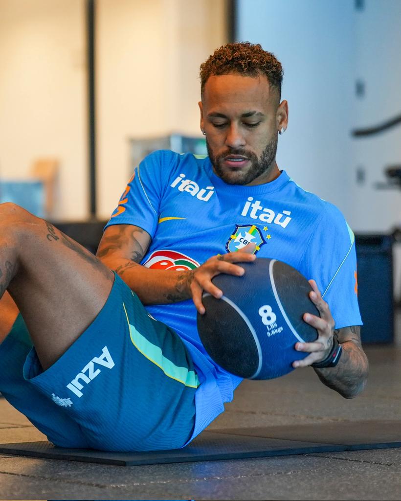 Brazil_Selecao's tweet photo. صور | تدريبات المنتخب البرازيلي اليوم الثلاثاء استعدادا لمواجهة المغرب في افتتاحية كأس العالم 2026.

نيمار جونيور https://t.co/2lu1LhUYdh