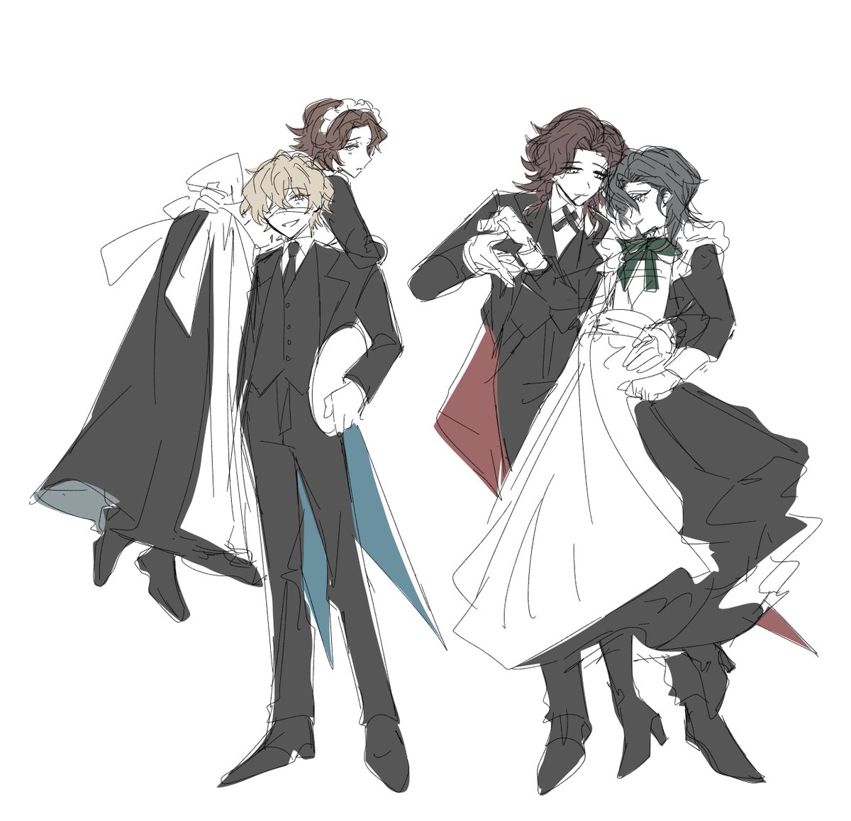 kohakujin_idv's tweet photo. เมดแถมบัทเลอร์ https://t.co/0jWAbh7MHf