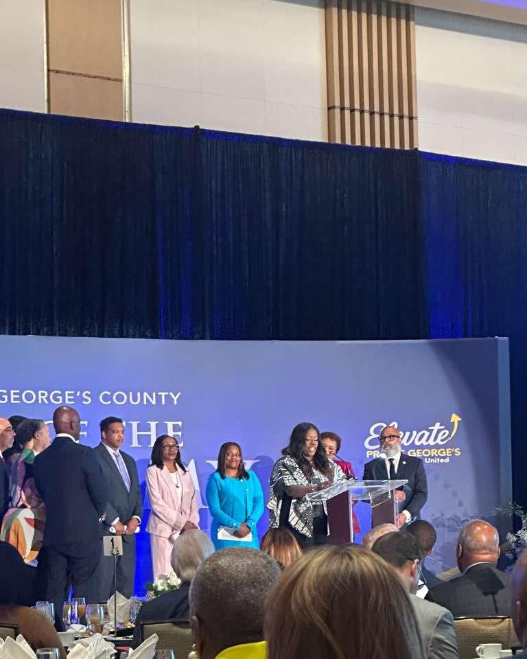 MyCafOrg's tweet photo. 🌐 CAF proudly attended the Prince George’s County State of the Economy 2026, joining regional leaders to discuss economic growth, workforce opportunities &amp; community investment. Together, we're building a stronger future. 📈🤝

#EconomicGrowth #PGCounty #CommunityInvestment https://t.co/5CJnU946NP