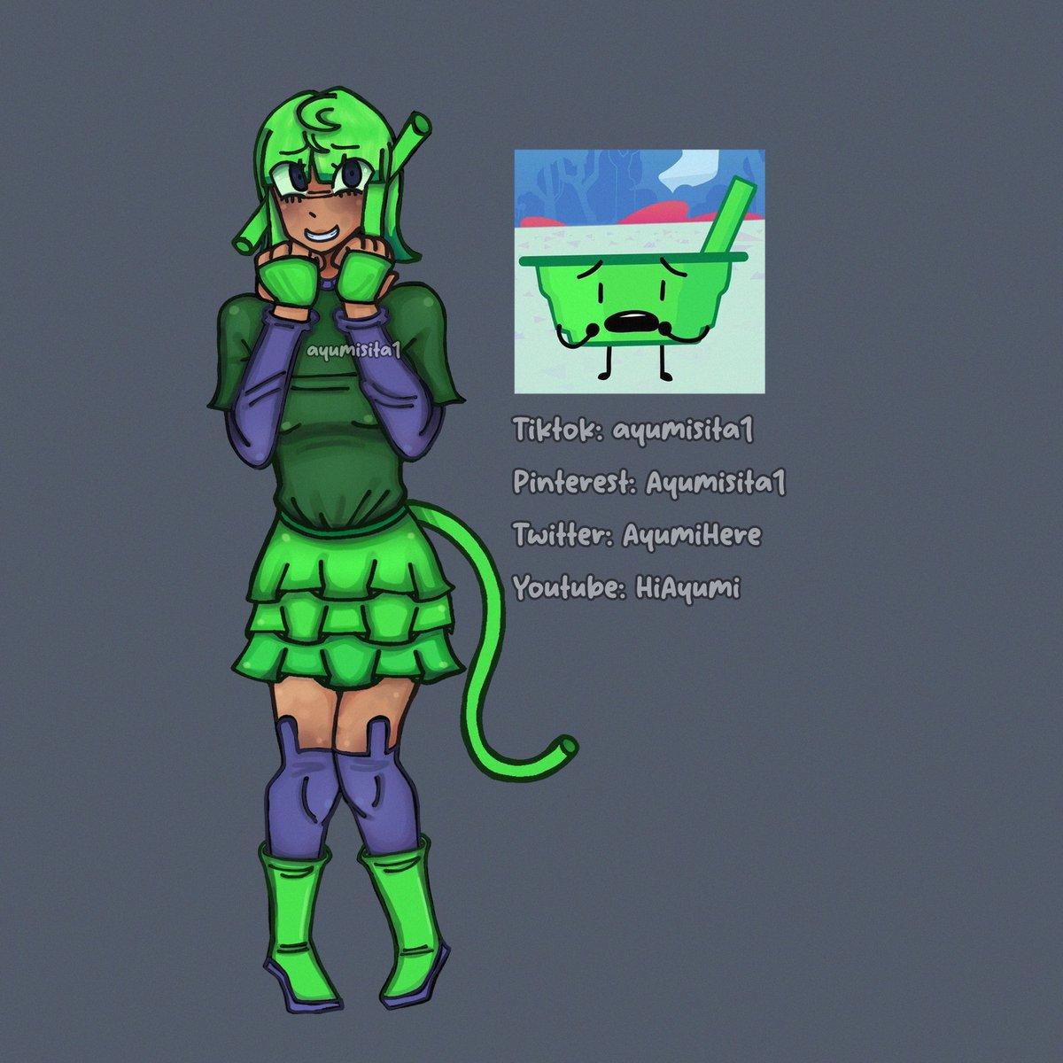 AyumiHere's tweet photo. This looks terrible but I'm posting it anyway
.
#osc #objectshowcommunity #animaticbattle #Objectfool #artedigital #digitalartㅤㅤ https://t.co/8A3aRdyoYd