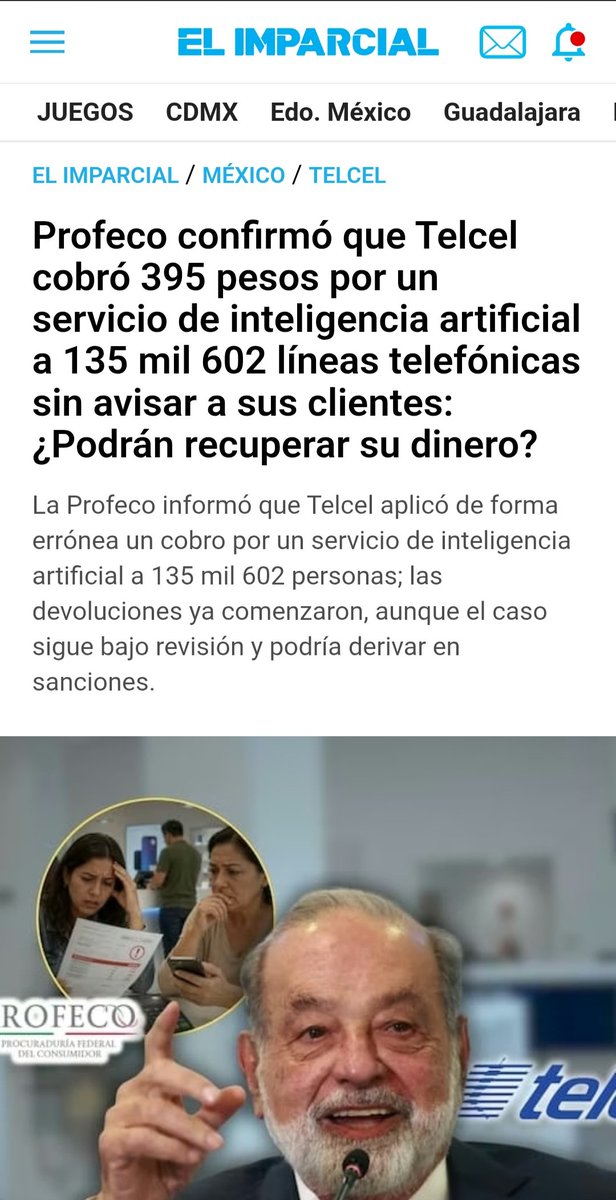MarceMarcianita's tweet photo. Ya me quejé por varias vías -desde mayo 20- por cobro indebido por parte de @Telcel del servicio de GOOGLE AI que no solicité y que también le fue cobrado de la misma manera a 135,000 usuarios de Tekcel. 
Aún no tengo una resolución. 
#CobroAlevoso
@ServicioTelcel 
@circulo_azul https://t.co/awgmGpu71A