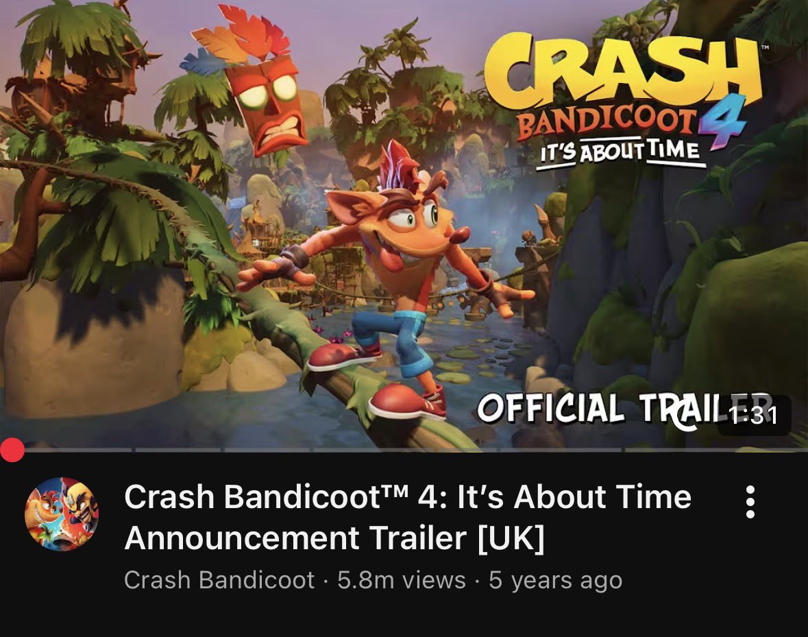 The REAL Crash Bandicoot tweet media