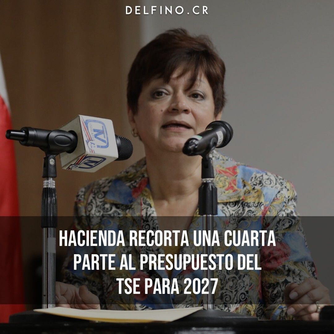 delfinocrc's tweet photo. El Ministerio de Hacienda planteó un recorte de 19.276 millones de colones al presupuesto de 2027 para el Tribunal Supremo de Elecciones (TSE). El recorte representa una reducción de casi una cuarta parte (24,8%) del presupuesto, en comparación con lo asignado para este año. https://t.co/l91DzMb2og