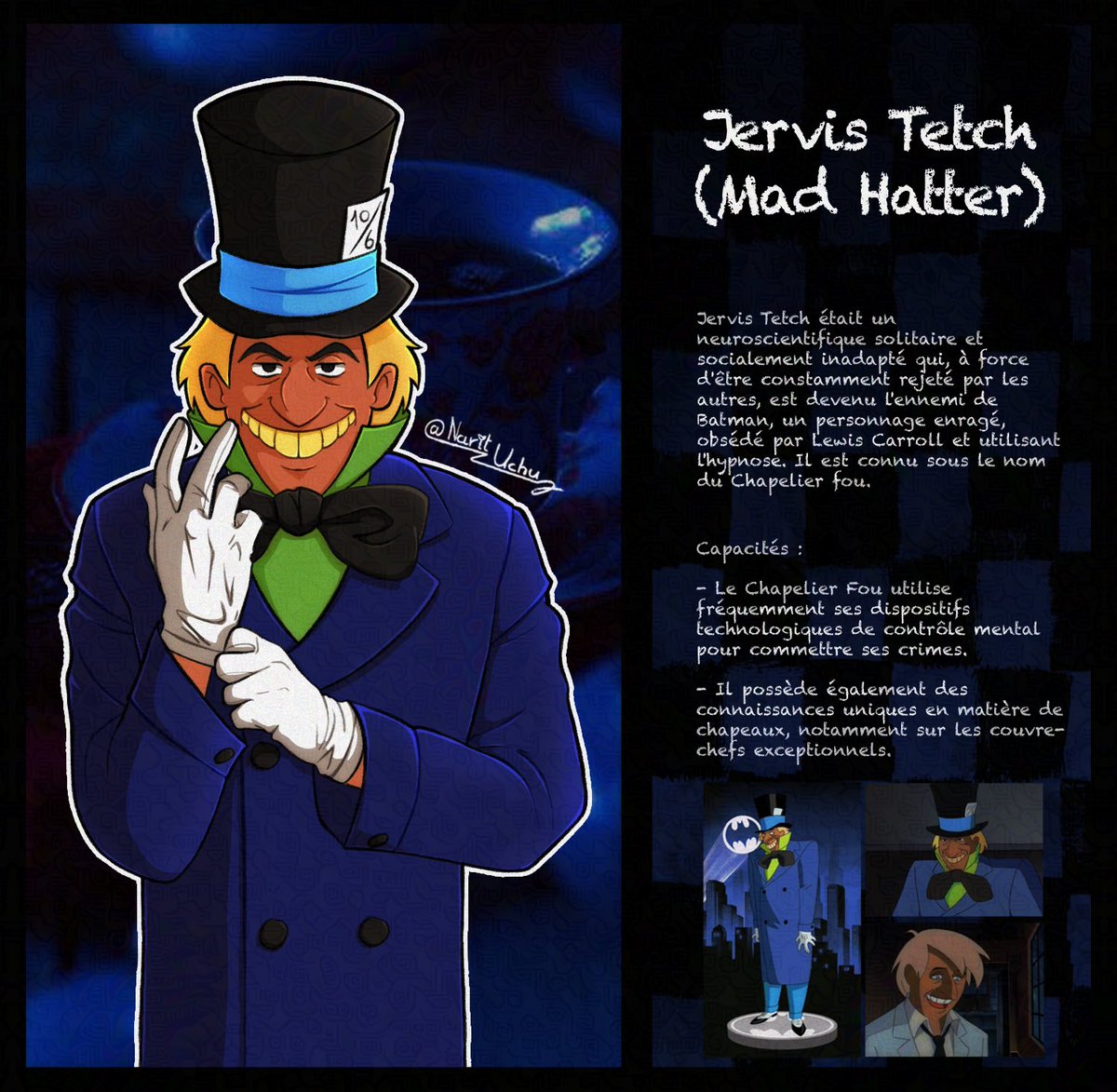 narituchu's tweet photo. I finally finished, yay!

Yes, I wanted to make a kind of character sheet, but without too many details, because otherwise I would have spent too many hours on it.

27/12/2025 - 31/01/2026

#jervistetch #batmantheanimatedseries #sideshowbob #thesimpsons #leteigneux https://t.co/lnfkxdcX1M