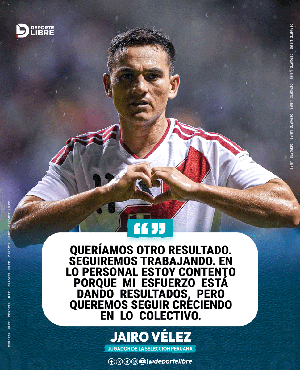 DeporteLibre_Pe's tweet photo. Jairo Vélez ðµðª, jugador de la Selección Peruana, habló tras el partido ante España ðªðž âœð¥
#SelecciónPeruana #LaBicolor #JairoVelez #Perú #España #FútbolInternacional https://t.co/tD8rJgtPFw