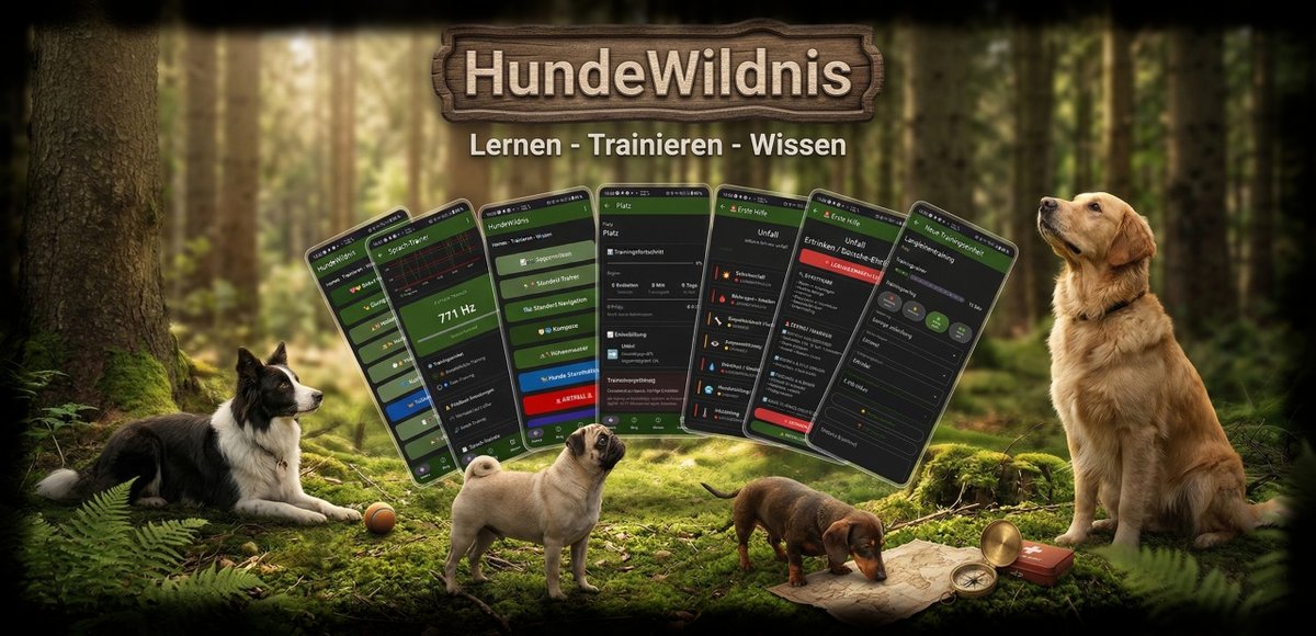 teamnaturedogs's tweet photo. 🚀 HundeWildnis App 13.1 in Kürze verfügbar
https://t.co/R6OSawVEpN
Der Höhenmesser wurde deutlich präziser: Dynamische QNH-Kalibrierung über BrightSky (DWD), Geoid-Korrektur ab Android 14 und intelligentes Fallback. Mehr Transparenz durch klare Statusanzeigen – komplett ohne Google Play Services.
Perfekt für sichere Tourenplanung mit Hund.
Jetzt im Play Store verfügbar. #HundeWildnis
