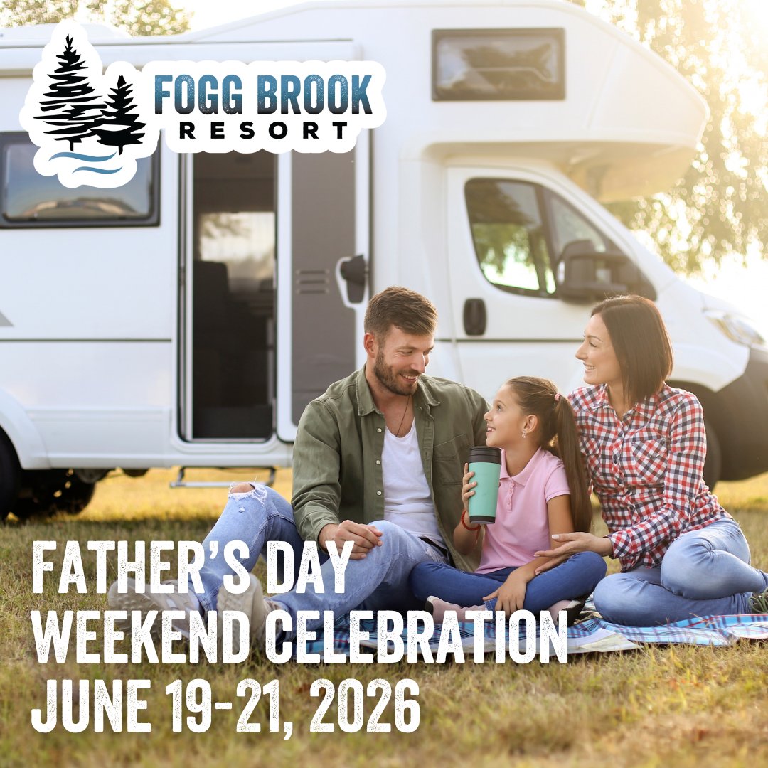 FoggBrookResort's tweet photo. 🏕️ Father's Day Weekend Camping Starts Here!

Still need Father's Day plans? Book a campsite and join us for a fun-filled weekend! https://t.co/tSJKadCADL https://t.co/ZTPG9Xu6uE
