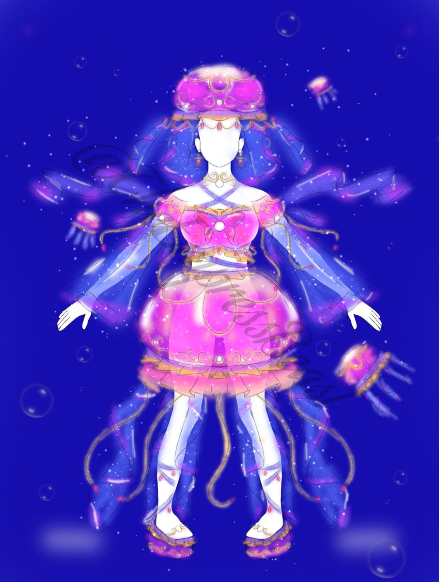 TheEmpressBeast's tweet photo. Jellyfish outfit and halo concept I did based off the new halo badge! Sunset Jellyfish Dreamer halo and Outfit #RHTC #royalehigh #royalehighcommunity #royalehighconcept https://t.co/tIyj6L0VxJ