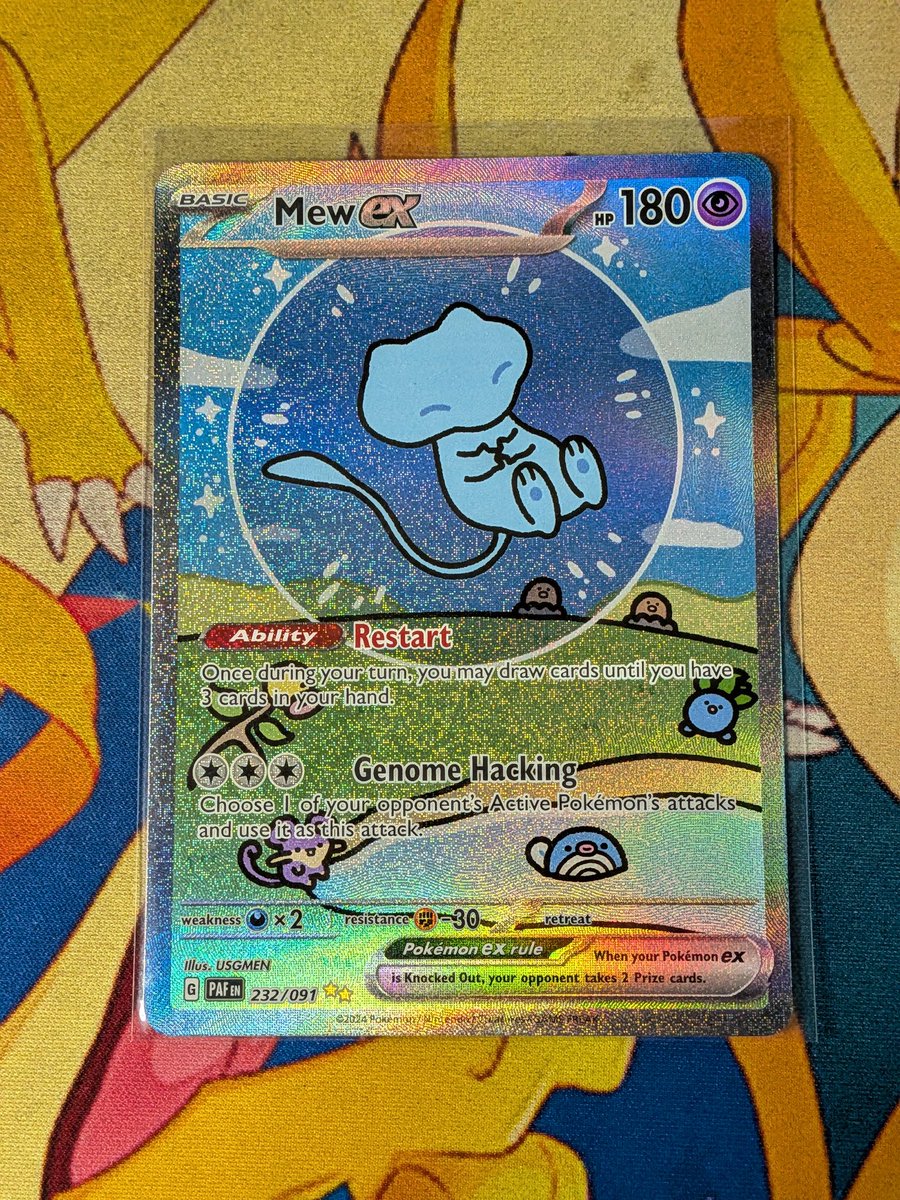 DaylightsTV's tweet photo. Bubble Mew NM

$950 shipped

Sales starting to creep up to $1000 and over on TCG 😅

More pics can be provided.

No I don't think this will 10.

RTs appreciated ♻️ https://t.co/JeKcEZyNET