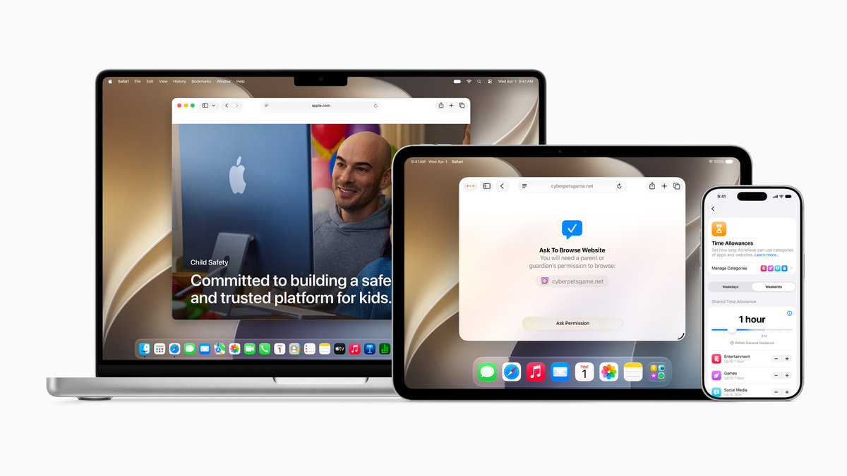 gregjoz's tweet photo. We’re giving parents more tools so they can manage their kids’ experiences with their devices. Because we care about keeping families safe in the digital world. https://t.co/Y8acdUe7lS https://t.co/4mxeR6CkkH