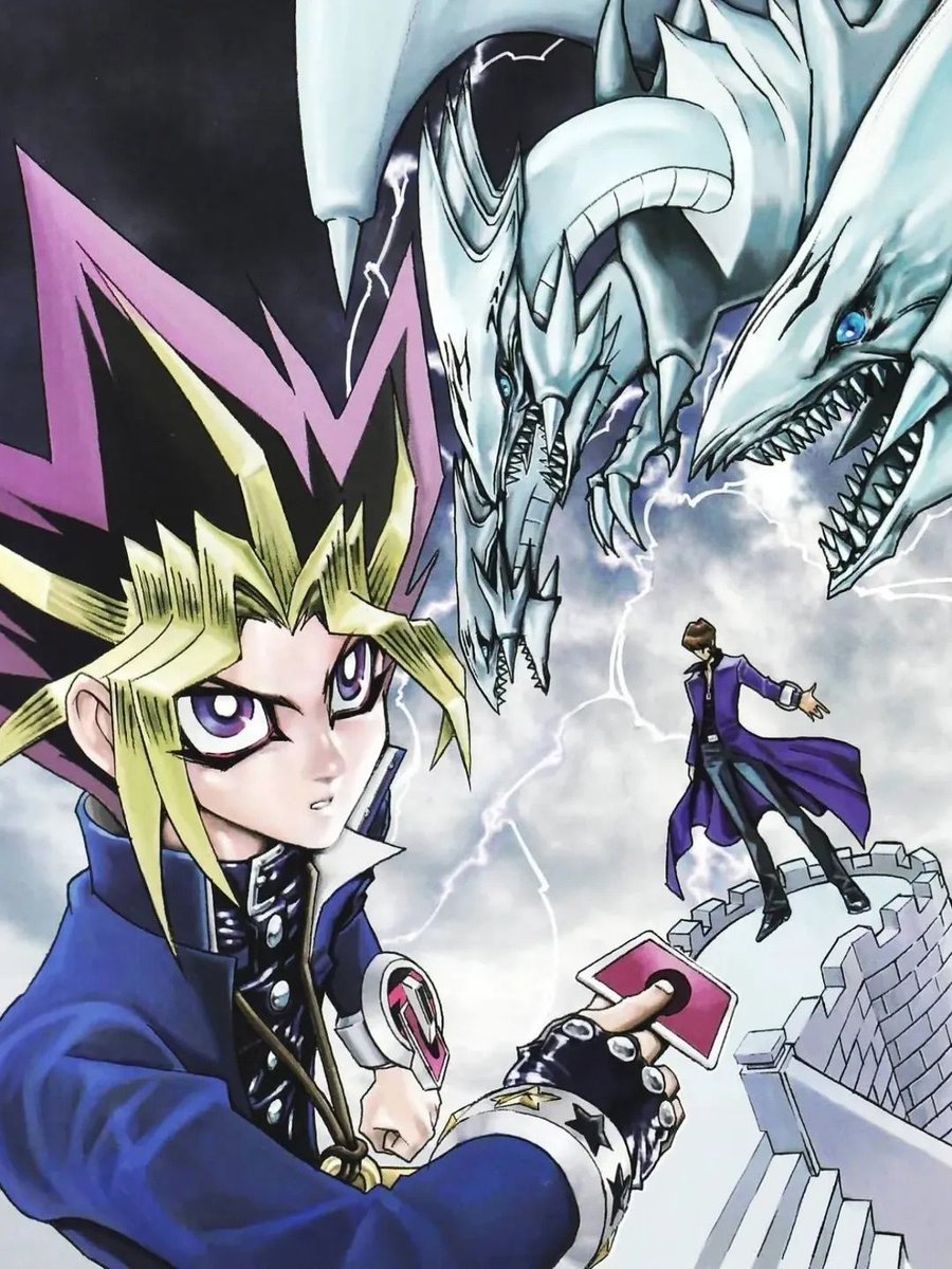 old_memory's tweet photo. Yu Gi Oh by Kazuki Takahashi https://t.co/WrjRkd4Pgf