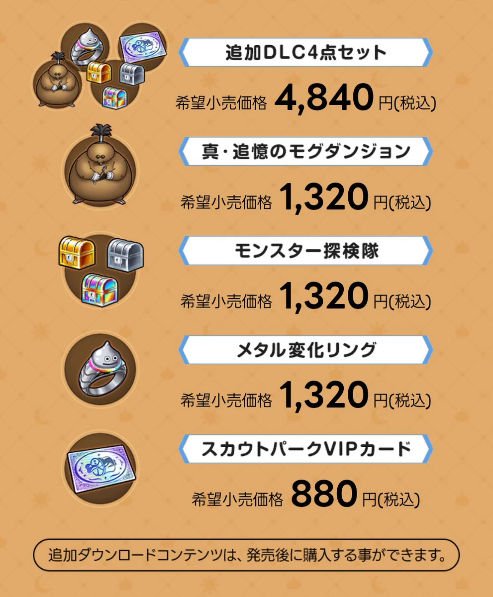 ドラゴンクエスト モンスターカード 4枚セット ポストカード dqmsl