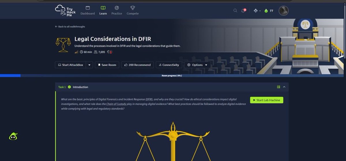 rootuser24's tweet photo. Today, I completed the Legal Considerations in DFIR room on TryHackMe.

I covered ethical decision-making, legal compliance frameworks (SOX, CFAA), rules of evidence across different jurisdictions, and what makes digital evidence admissible in court.

I also investigated a corporate fraud incident at SwiftSpend Finance, where a CFO’s credit card was used in an unauthorized $9k transaction. I traced the attack through Outlook emails, identified the person of interest (POI), and analyzed Exchange Server IIS logs to find unauthorized remote logins from a Linux machine using Firefox.

Finally, I examined the actual log files, identified the anomalous IP address, and confirmed the compromised account. I then performed Chain of Custody procedures by retrieving the verified SHA1 hashes of the IIS log files and the POI’s OST file to prove evidence integrity.

https://t.co/gJ8kqZwV6F

@ireteeh @segoslavia @commando_skiipz @RedHatPentester @TemitopeSobulo @tryhackme @_DeejustDee @cyberjeremiah #BlueTeamer #tryhackme #Cybersecurity #LearninginPublic