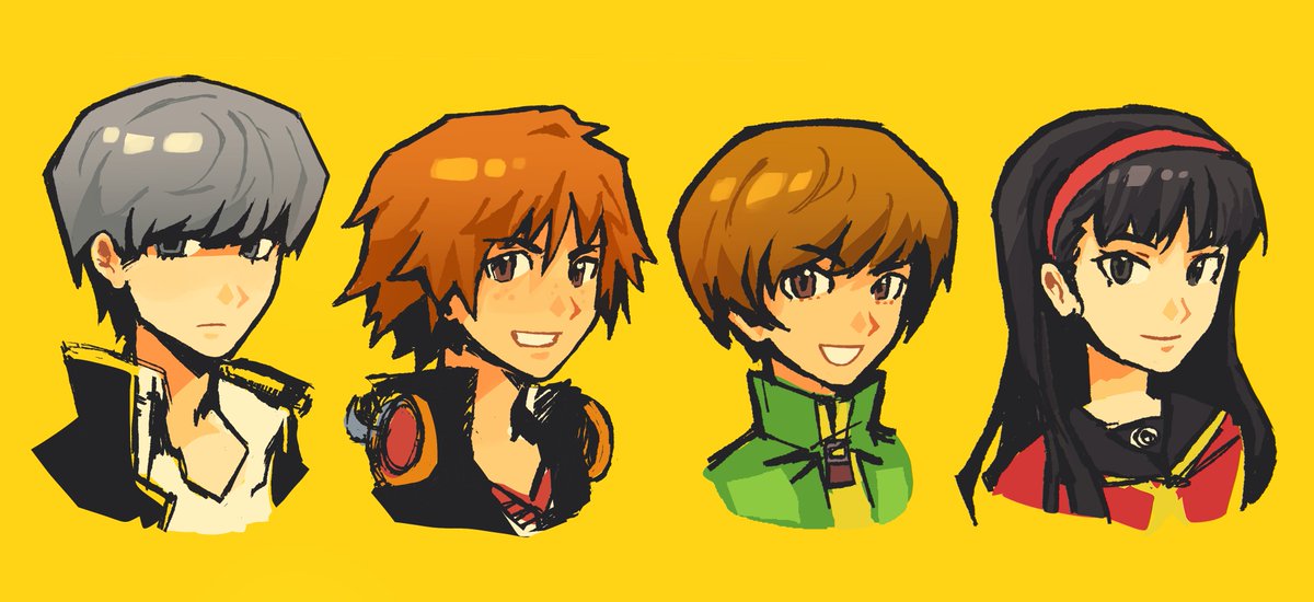 oneinhiding's tweet photo. It's been so long since I drew them... #persona4 https://t.co/PkQZCEz6g0
