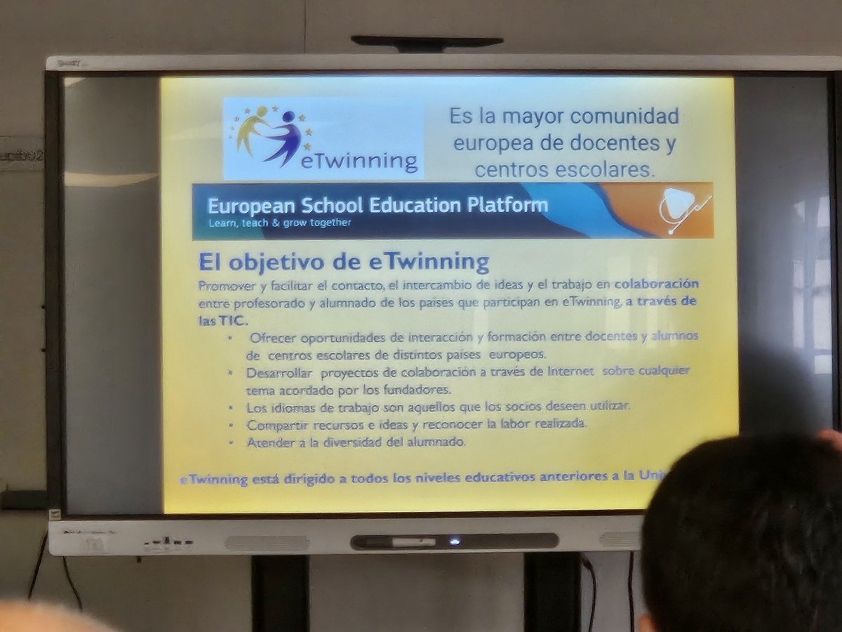 cfiemiranda's tweet photo. Jornadas De Burgos a Europa y vuelta:  difusión de experiencias #ErasmusPlus con @cfieburgos

🛠 Taller eTwinning y Erasmus: movilidades combinadas y uso de Twinspace, José Luis García de Diego, CEPA Conde de Aranda

 #internacionalizaCyL
#formaciónCyL

@sepiegob https://t.co/YRdrT1gvdl