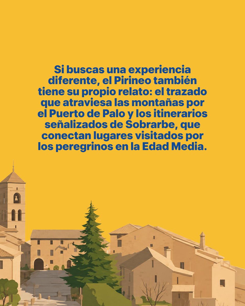 CSantiagoAragon's tweet photo. 📍 ¿Has terminado el Camino Francés y te has quedado con ganas de más? Aragón guarda otros caminos que atraviesan el territorio y abren nuevas formas de seguir caminando.

#AragónAbreCamino #Pirineos #Aragón #CaminoDeSantiago https://t.co/hNbTJtT9as