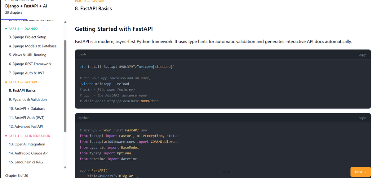 ashut0sh_d's tweet photo. #LSPPDay9
Changing from what I was learning yesterday, shifting a little bit towards FastAPI and its integration with Databases.
@lftechnology 
#60DaysOfLearning2026 #LearningWithLeapfrog https://t.co/n406kpXijJ